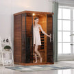 2 Person Far Infrared Sauna Compact Home Cabin with Ionizer