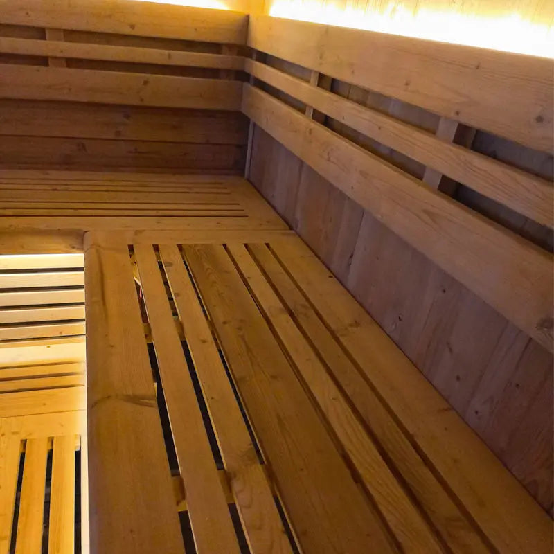 Anyi-FFF Black Thermo Spruce Outdoor Sauna Cabin 4–6 Person