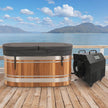 ICE TUB U Shaped Red Cedar Cold Plunge with Chiller