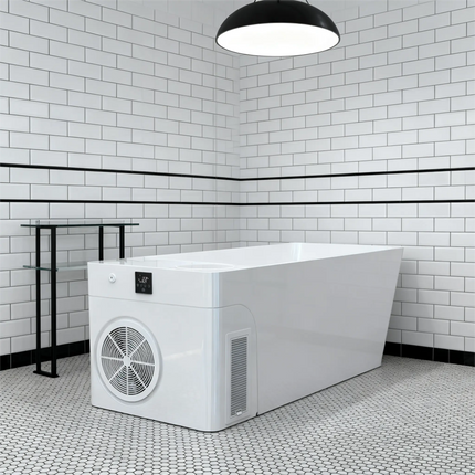 Acrylic Ice Bath Tub with Built-In Ice Machine – All-in-One Cold Plunge Spa
