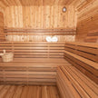 2–6 Person Outdoor Cedar Sauna Wood or Electric Heater