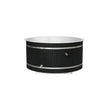 Black Oval Red Cedar Ice Bath Tub | Cold Plunge Spa Barrel for Athlete Recovery & Home Spa