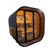 Anyi-FFF Black Thermo Spruce Outdoor Sauna Cabin 4–6 Person