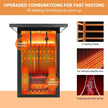 Thermora Lugano 2-Person Outdoor Full-Spectrum Infrared Sauna with WiFi, Chromotherapy Lighting & Aluminum Alloy Exterior