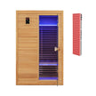 2 People Far Infrared Wooden Sauna Room with Free Red Light Therapy