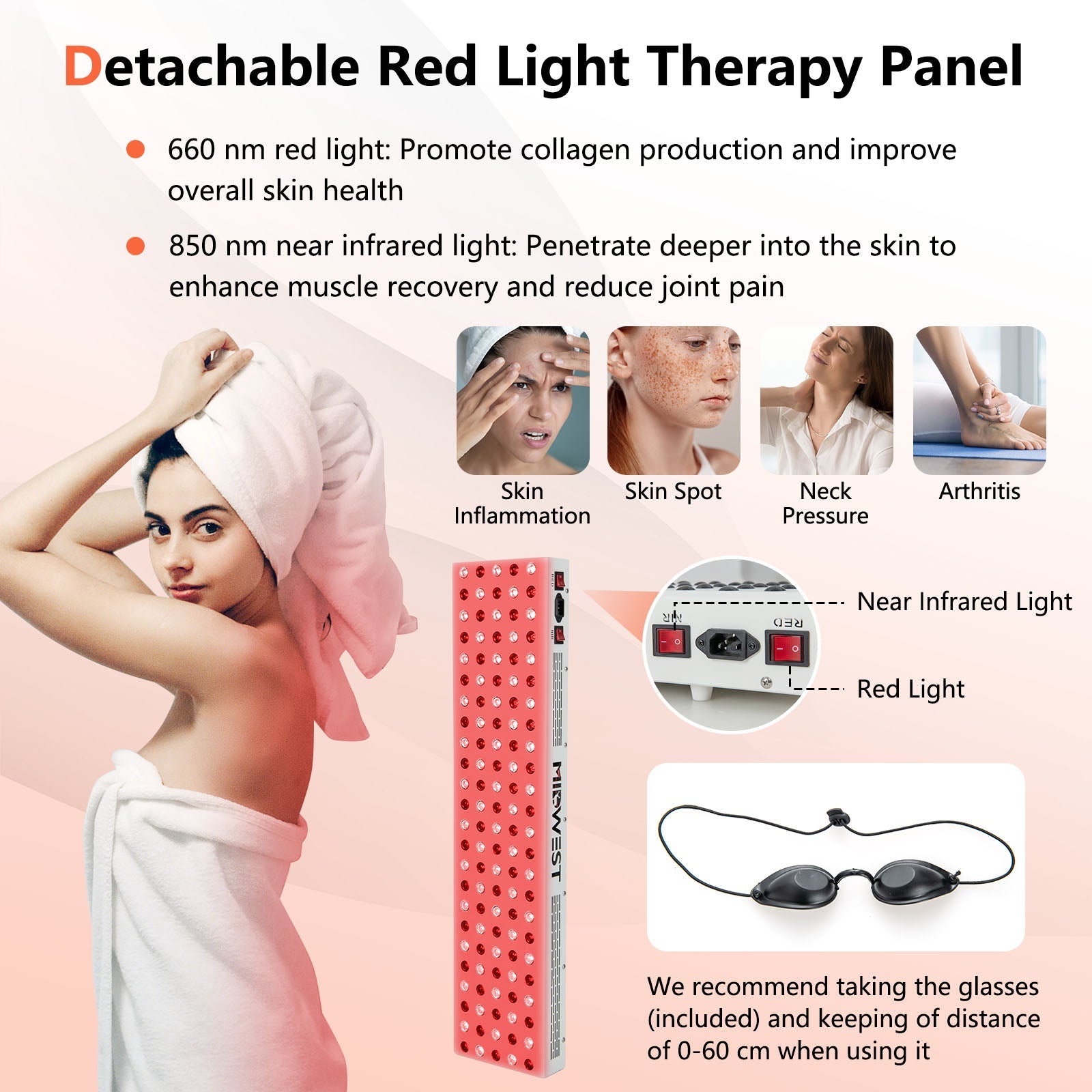 2 People Far Infrared Wooden Sauna Room with Free Red Light Therapy