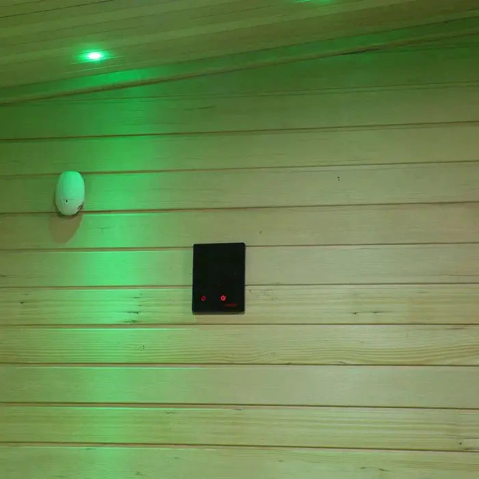 Traditional Hemlock Outdoor Steam Sauna 2–8 Person with 6kW Heater