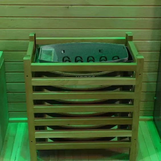 Traditional Hemlock Outdoor Steam Sauna 2–8 Person with 6kW Heater
