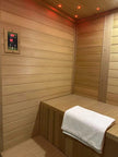 Anyi AY-200HGD Luxury Black Outdoor Cedar Sauna 4-6 Person Backyard