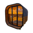 Anyi-FFF Black Thermo Spruce Outdoor Sauna Cabin 4–6 Person