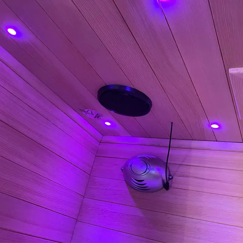2 Person Far Infrared Sauna Compact Home Cabin with Ionizer