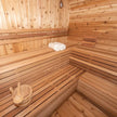 2–6 Person Outdoor Cedar Sauna Wood or Electric Heater