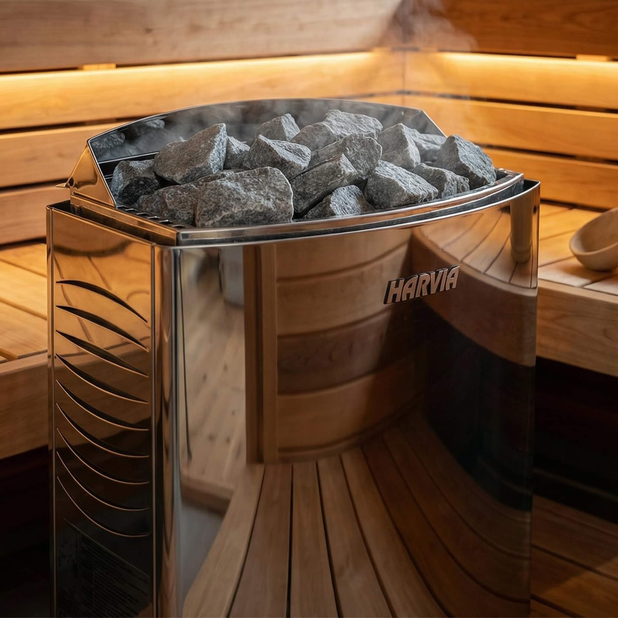 Rövia 4 Person Hybrid Sauna Infrared and Steam Cedar 6kW Heater (Made to Order)