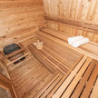 2–6 Person Outdoor Cedar Sauna Wood or Electric Heater