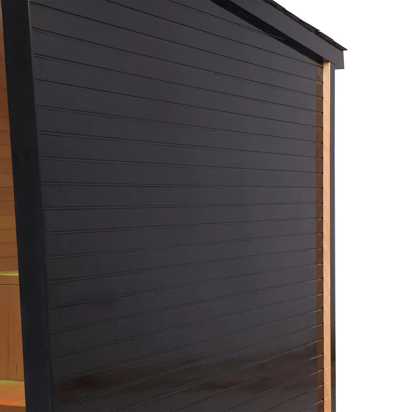 Traditional Hemlock Outdoor Steam Sauna 2–8 Person with 6kW Heater