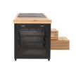 ICE TUB Black Rectangular Red Cedar Cold Plunge