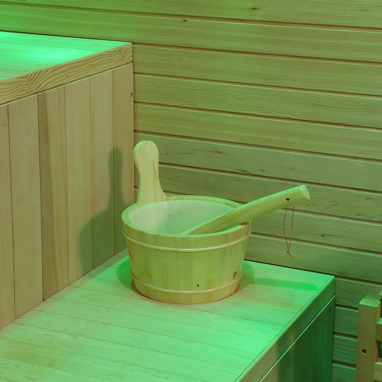 Traditional Hemlock Outdoor Steam Sauna 2–8 Person with 6kW Heater