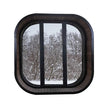Anyi-FFF Black Thermo Spruce Outdoor Sauna Cabin 4–6 Person