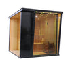 Traditional Hemlock Outdoor Steam Sauna 2–8 Person with 6kW Heater