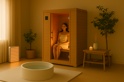Aurora Solo 1-Person Indoor Infrared Sauna