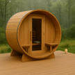 HavenBarrel Cedar Outdoor Sauna for Two