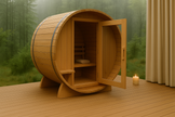 HavenBarrel Cedar Outdoor Sauna for Two