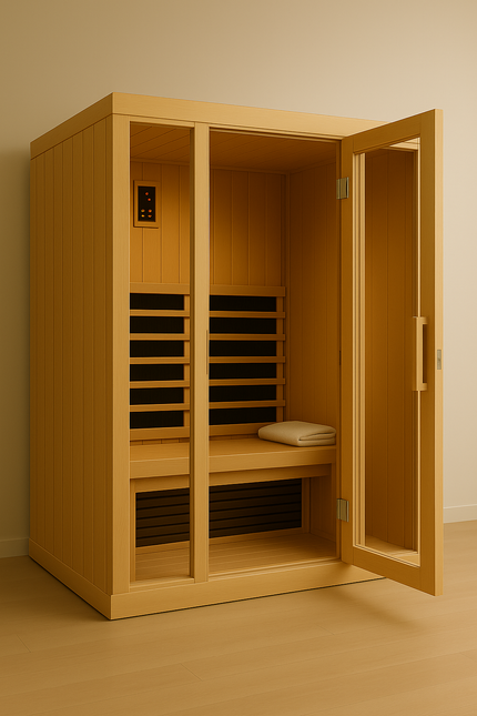 HavenGlow Premium 2-Person Indoor Infrared Sauna