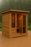 Woodland Ember Vista Outdoor Cedar Sauna