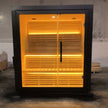4–6 Person Outdoor Sauna in Black Spruce with 6kW Heater