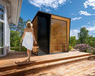 Traditional Hemlock Outdoor Steam Sauna 2–8 Person with 6kW Heater