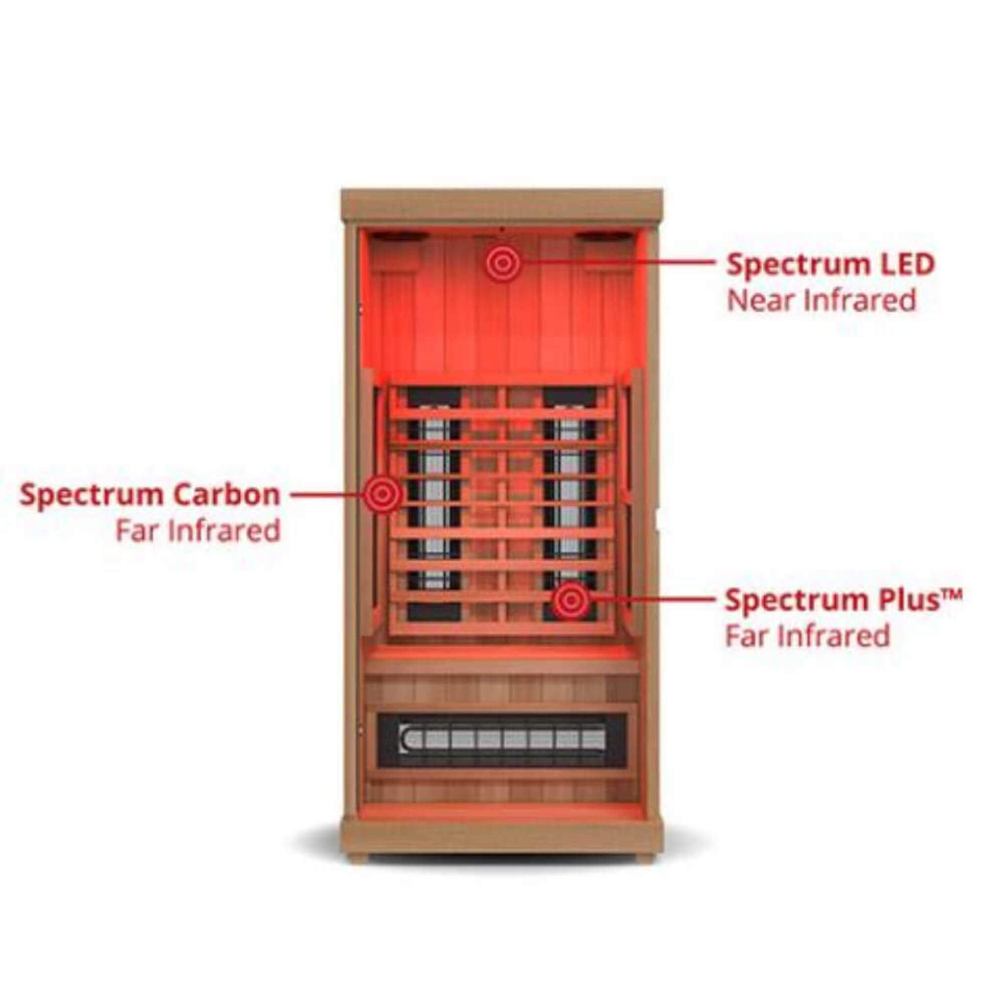 Solo Infrared Sauna Full Spectrum with Bluetooth Audio