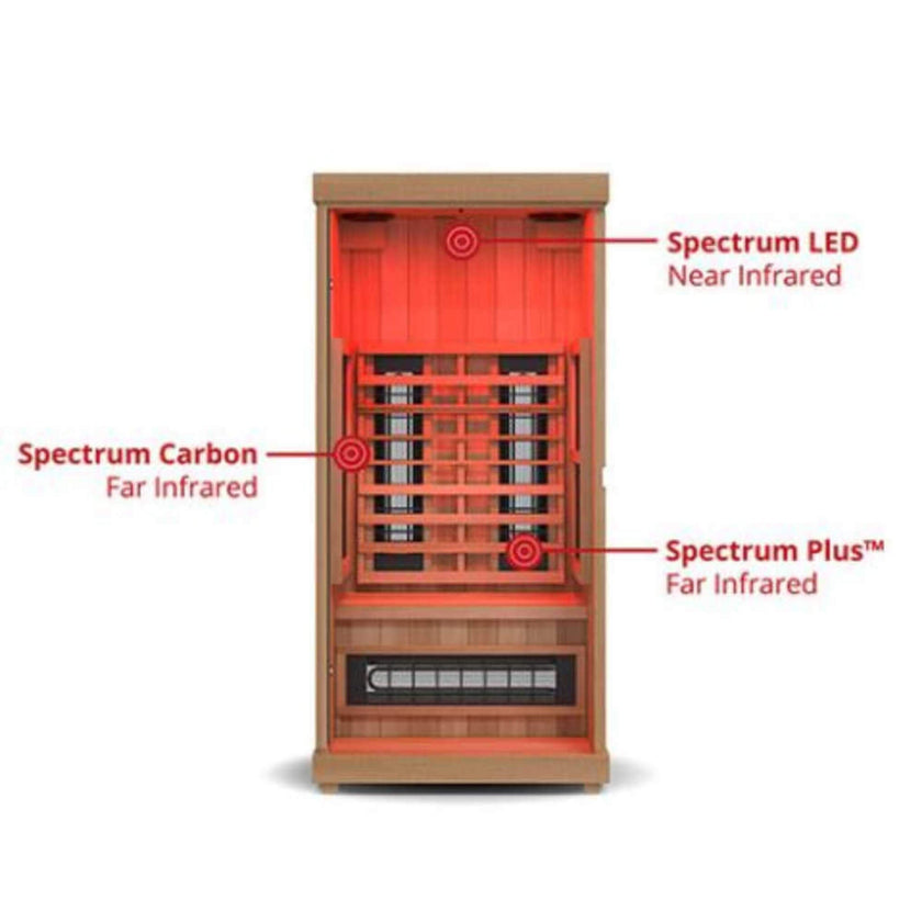 Solo Infrared Sauna Full Spectrum with Bluetooth Audio