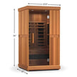 Solo Infrared Sauna Full Spectrum with Bluetooth Audio