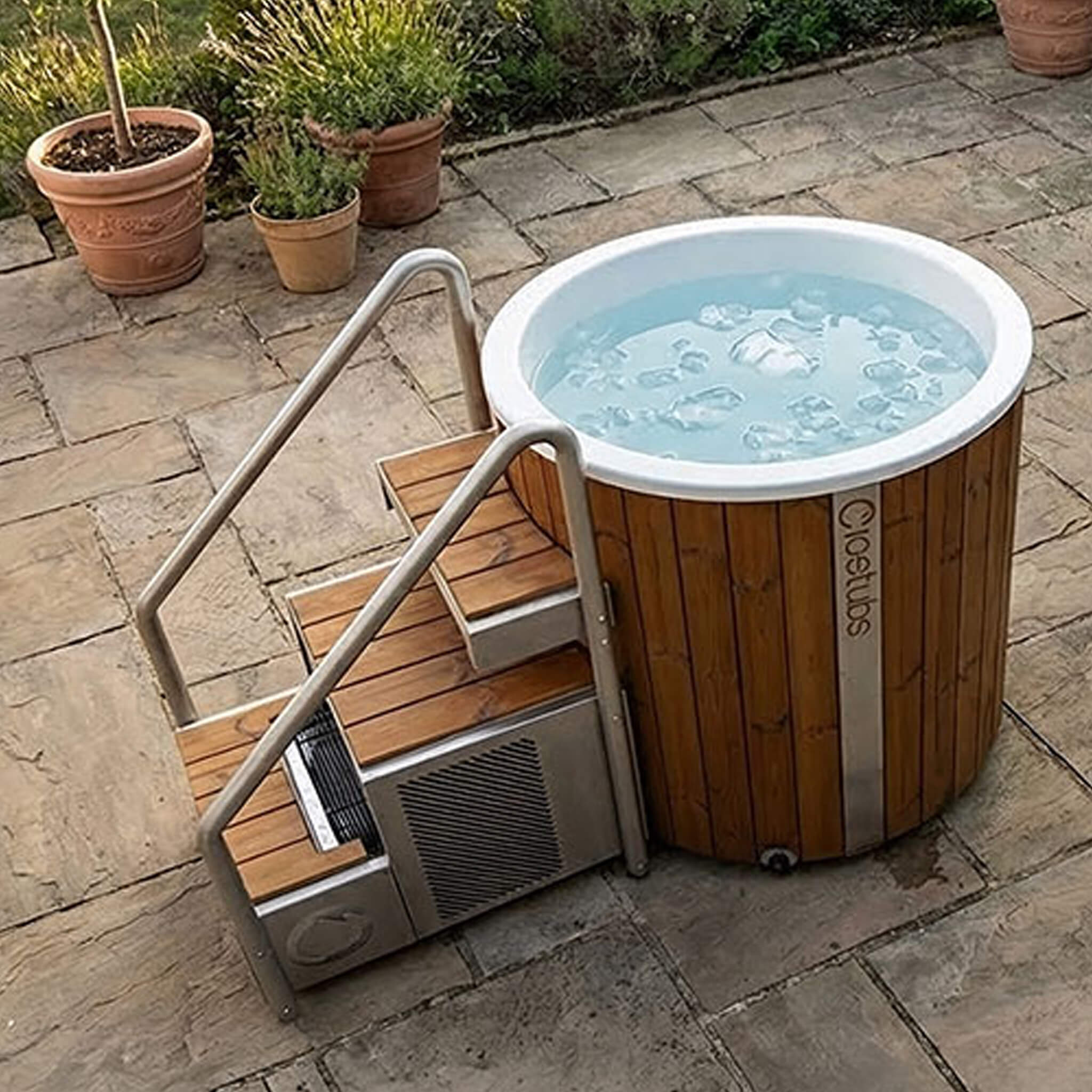 Icetubs IceBarrel XL Thermowood Cold Plunge Tub with Heating, Cooling & App Control | Indoor Outdoor Ice Bath
