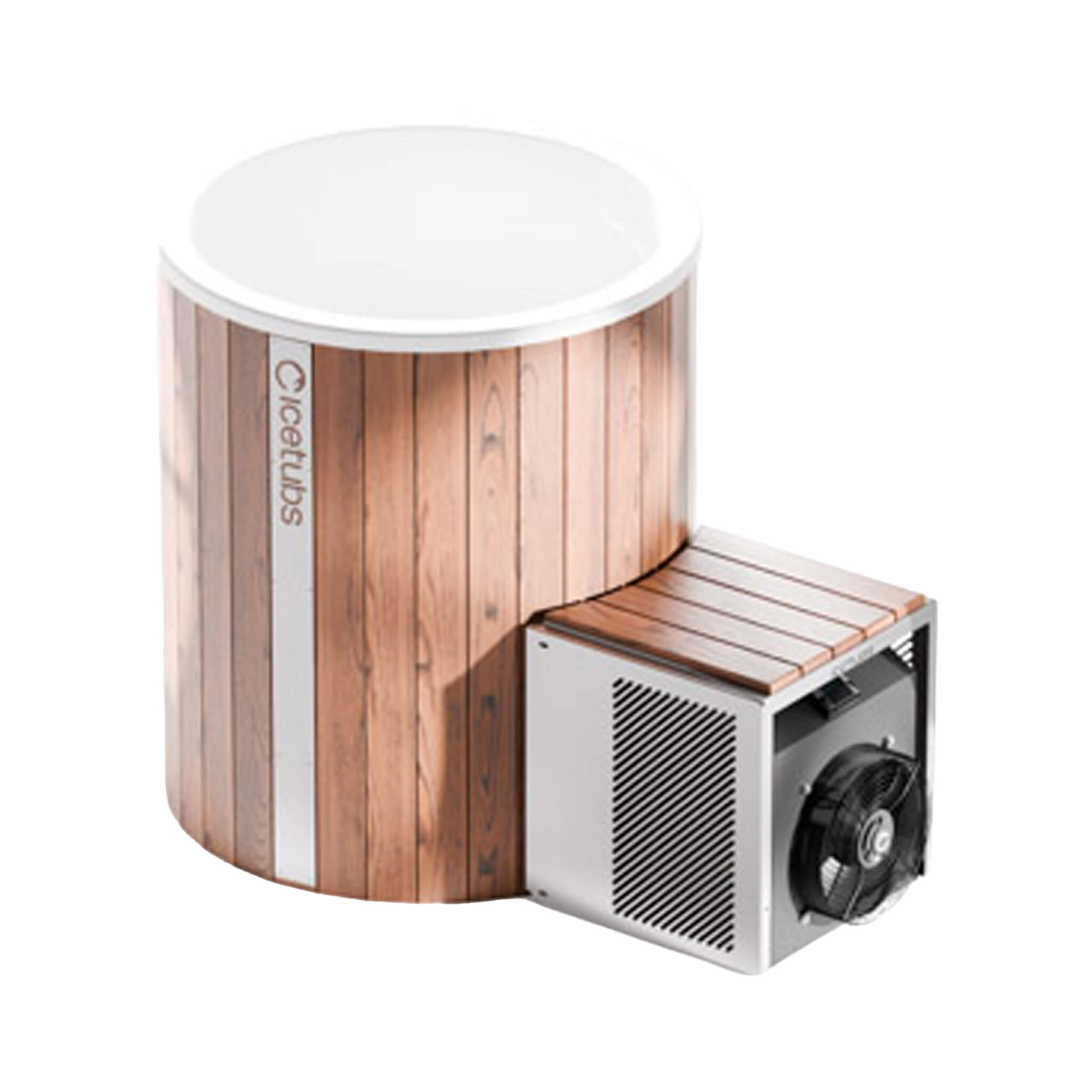 Icetubs IceBarrel XL Thermowood Cold Plunge Tub with Heating, Cooling & App Control | Indoor Outdoor Ice Bath