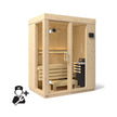 Kohler Indoor Sauna Kit Scandinavian Spruce 2 to 5 Person