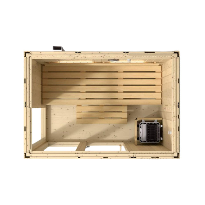 Kohler Indoor Sauna Kit Scandinavian Spruce 2 to 5 Person