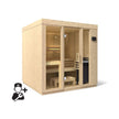 Kohler Indoor Sauna Kit Scandinavian Spruce 2 to 5 Person