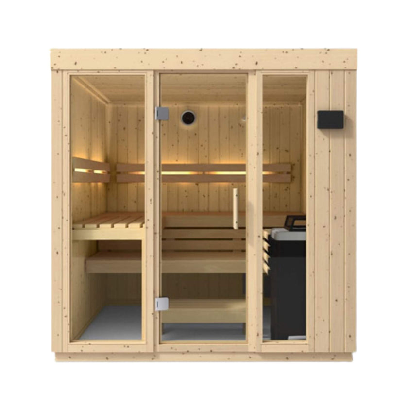 Kohler Indoor Sauna Kit Scandinavian Spruce 2 to 5 Person