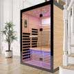 Thermora Luxury 2 Person Canadian Hemlock Far Infrared Home Sauna
