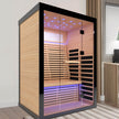 Thermora Luxury 2 Person Canadian Hemlock Far Infrared Home Sauna