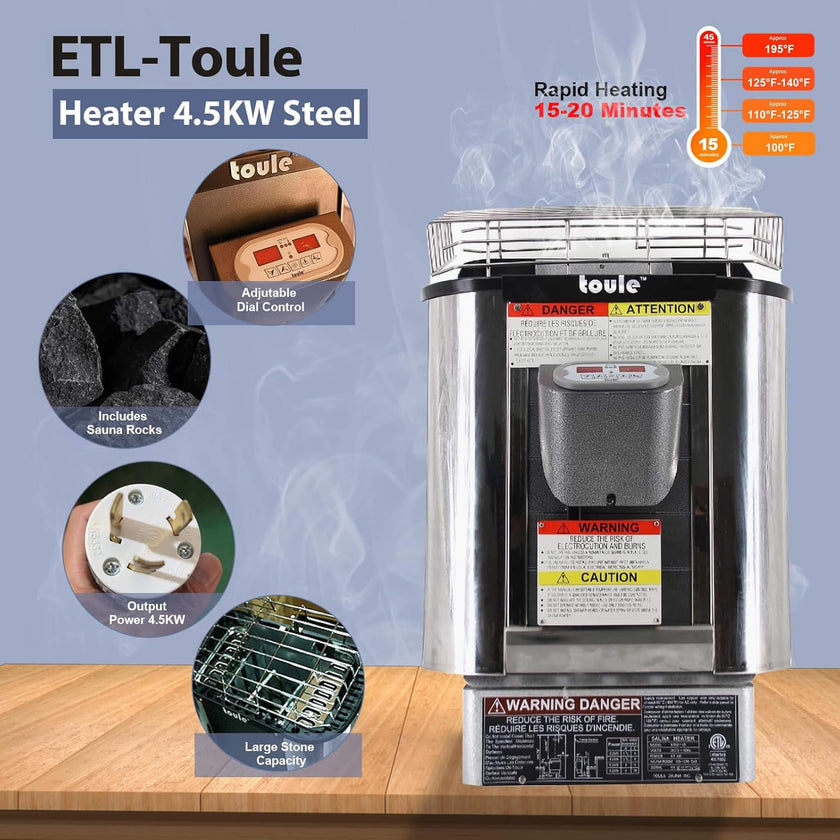 Premium All Weather Outdoor Pinewood Barrel Sauna Kit