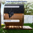 Premium All Weather Outdoor Pinewood Barrel Sauna Kit