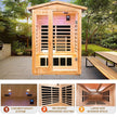 Thermora 2 Person Indoor Outdoor Far Infrared Low EMF Hemlock Sauna