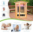 Thermora 2 Person Indoor Outdoor Far Infrared Low EMF Hemlock Sauna