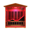 Bluetooth Premium 3 Person Outdoor Mahogany Far Infrared Sauna