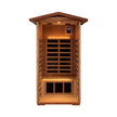Thermora 1 Person Outdoor Red Cedar Infrared Sauna with Low EMF & Bluetooth