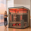 4 Person Infrared Sauna Full Spectrum with Himalayan Salt (Made to Order)