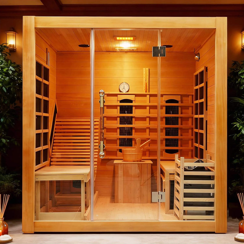 Rövia Oasis 3 Person Indoor Hybrid Sauna Room