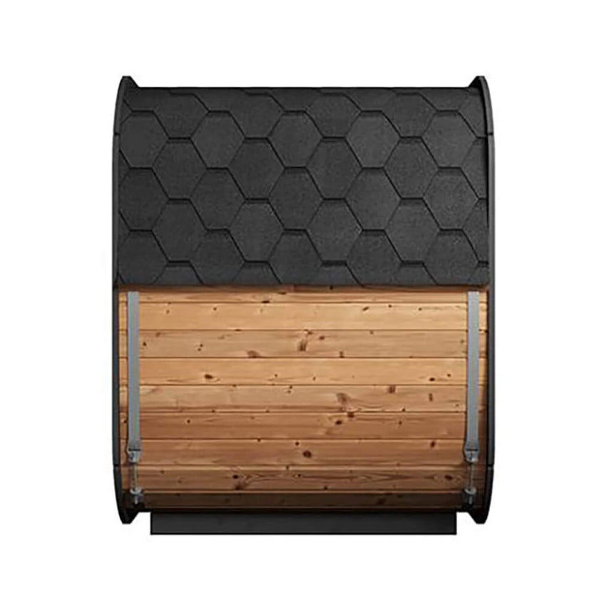 SaunaLife CL5G 4 Person Outdoor Cube Sauna Thermo Spruce Kit
